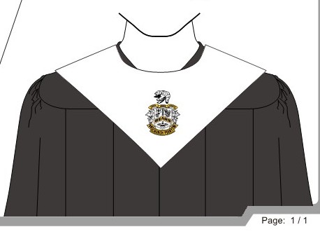 Church Point HS - Cap, Gown, Tassel