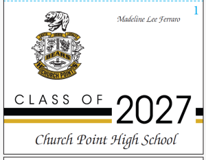 Class of 2027 Announcements - set of 20