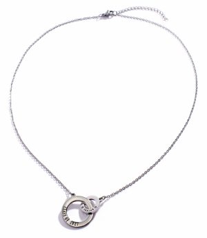 2027 Silver Circles Necklace