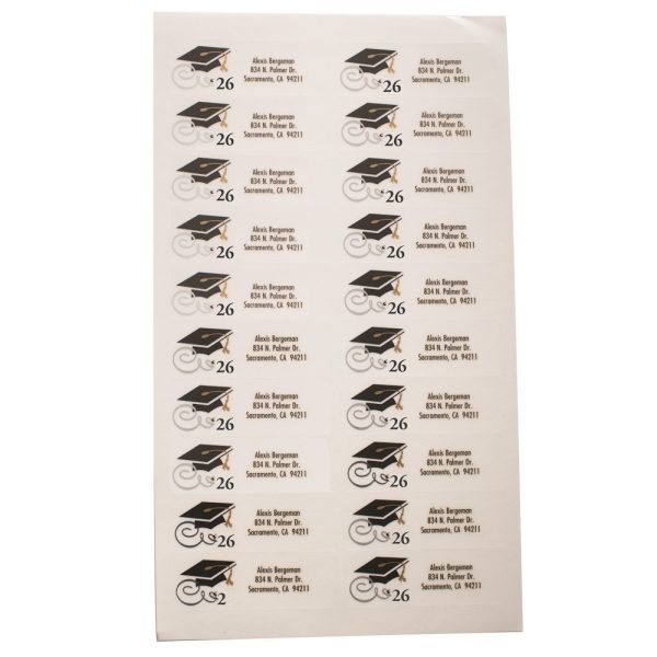 Graduation Return Address Labels (SET OF 20)