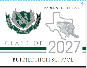 Class of 2027 Announcements - set of 20