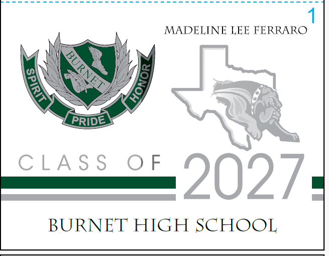 Class of 2027 Announcements - set of 20