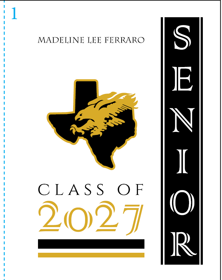 Class of 2027 Announcements - set of 20