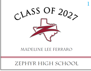 Class of 2027 Announcements - set of 20